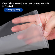 Charger l'image dans la galerie, PE Transparent Zipper Bag Double-sided 8 Silk 12 Silk Clothing Bag - giraffly