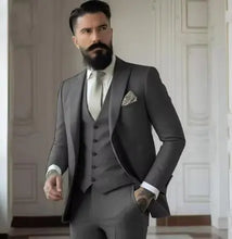 Load image into Gallery viewer, Men&#39;s Slim Fit Solid Color Business Suit Set  -  giraffly
