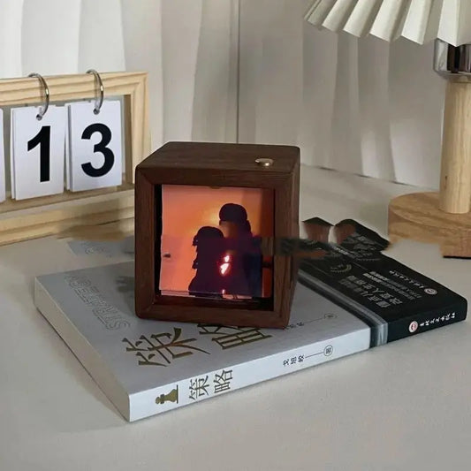 Customized Flip Book Photo Machine Square Ornament  -  giraffly