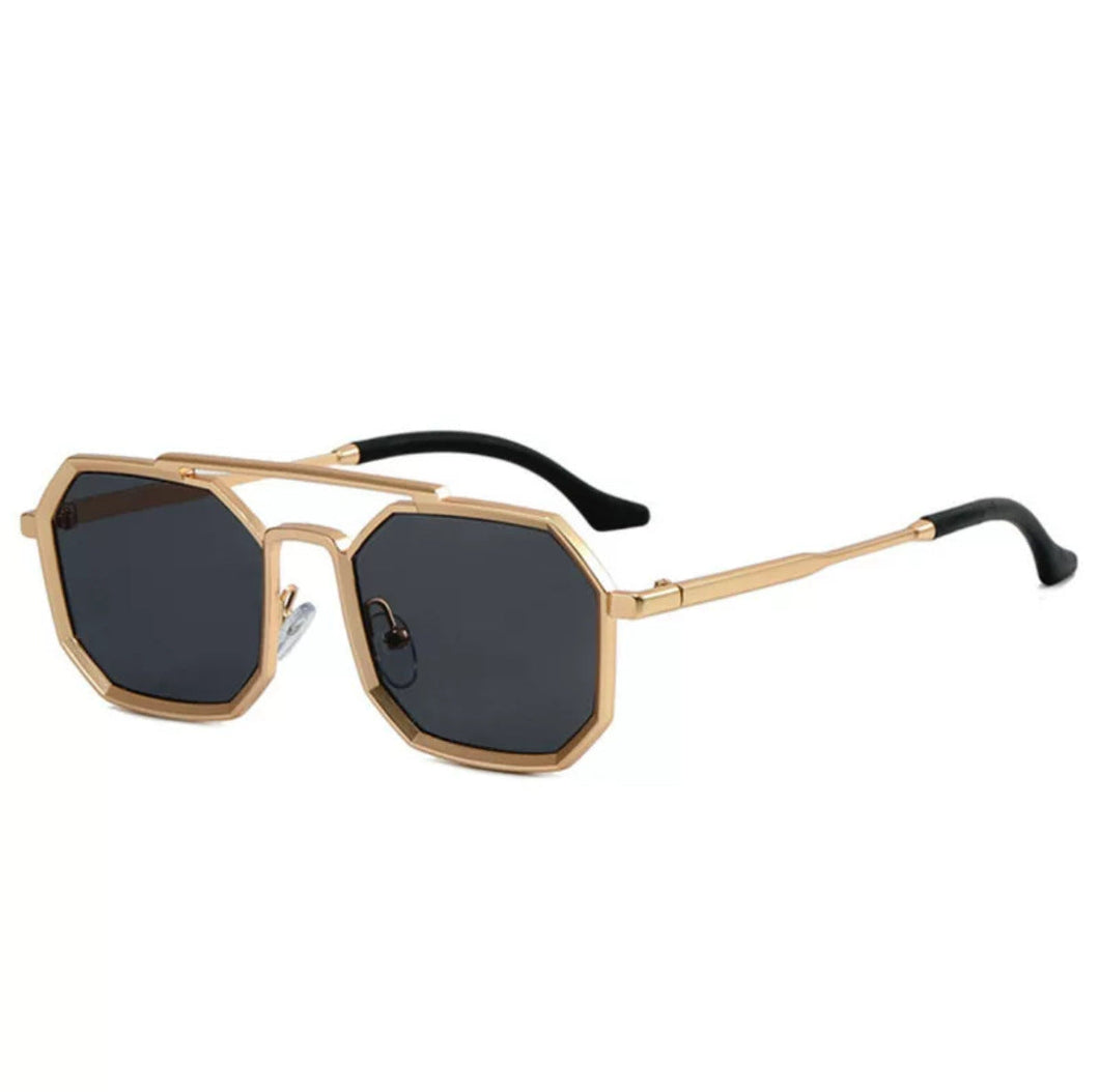 European And American Saibo Future Punk Double Beam Sunglasses  -  giraffly