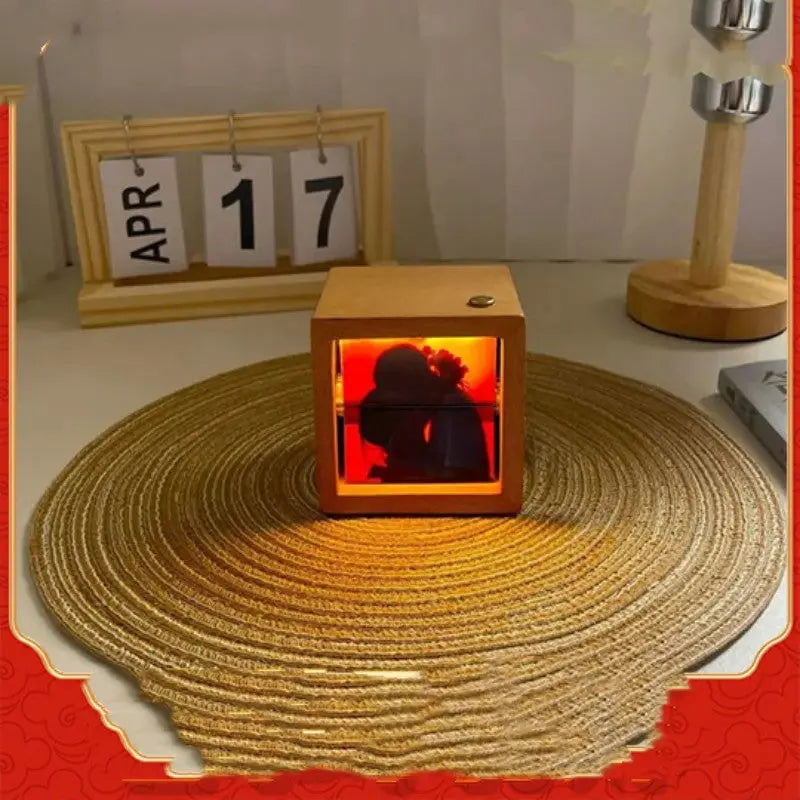 Customized Flip Book Photo Machine Square Ornament  -  giraffly